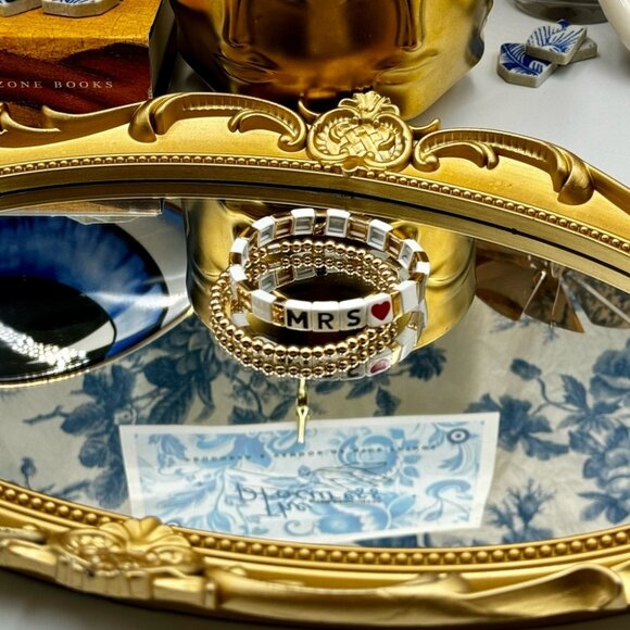 🆕 ROXANNE ASSOULIN 🧿 NWOT Mrs. Duo Bracelets - Set of 2 - PERFECT FOR BRIDES - Picture 4 of 16